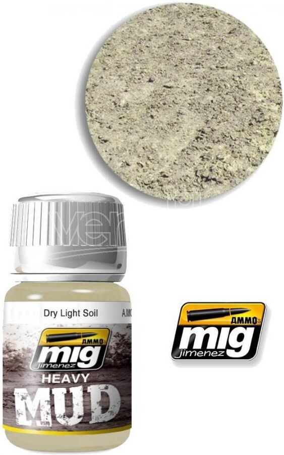 AMMO BY MIG JIMENEZ Heavy Mud Texture Dry Light Soil 1700 Colori