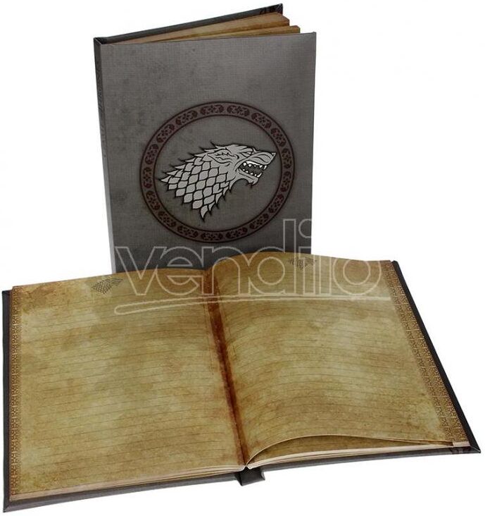 SD TOYS Game Of Thrones Stark Agenda W/ Light Taccuino