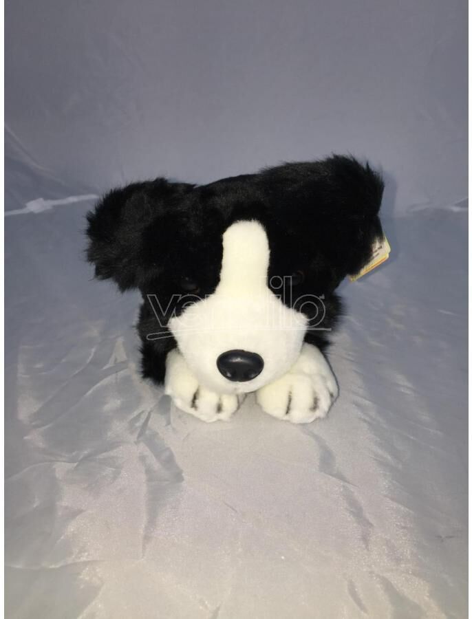 Maricart - Cane Nero E Bianco Peluche 30 Cm