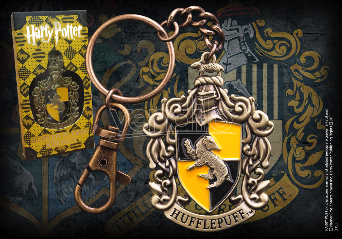 NOBLE COLLECTION Harry Potter Portachiavi Con Stemma Tassorosso