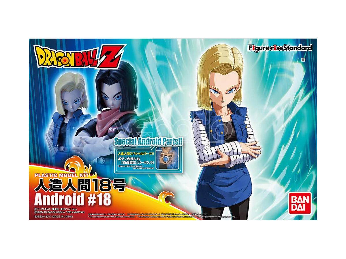 BANDAI Model Kit Figura Rise Android 18 Model Kit