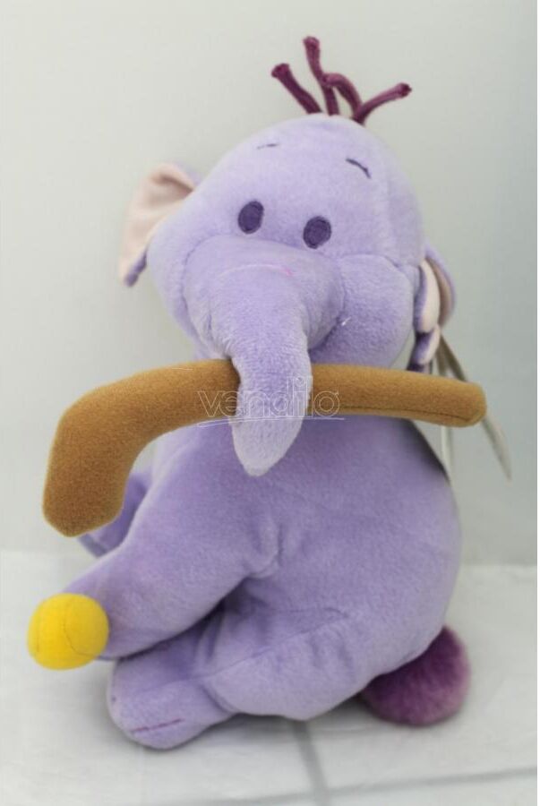 Disney Winnie The Pooh - Peluche Elefante Seduto Con Bastone E Palla 30cm