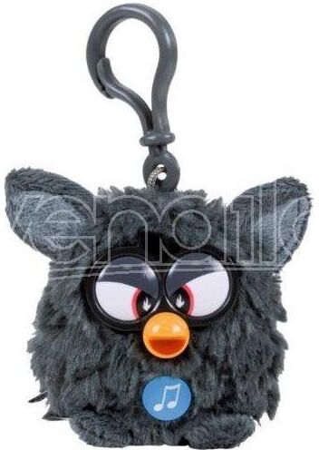 FAMOSA - Furby Nero Portachiavi Con Suono 8cm