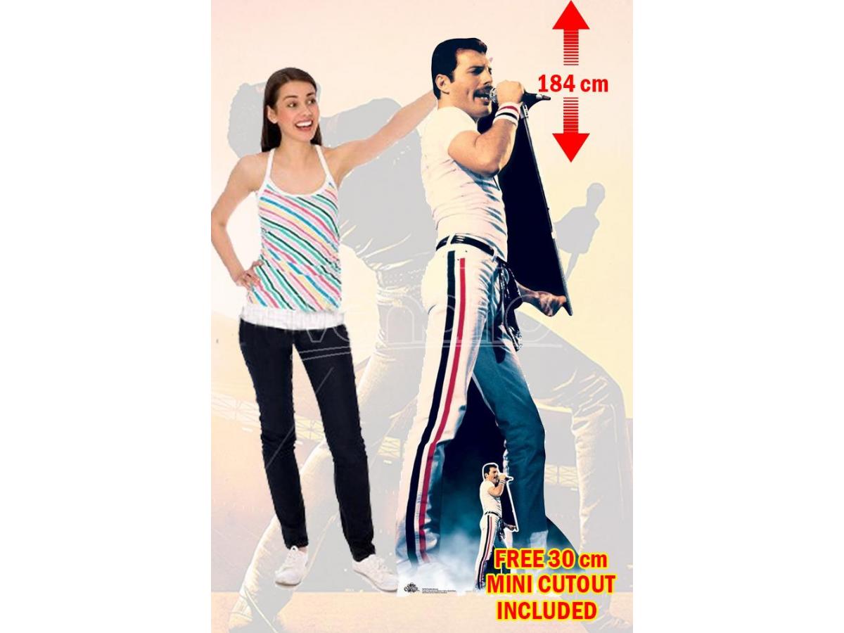 STAR Freddie Mercury 1982 Lifesize Cutout Sagomato Lifesize