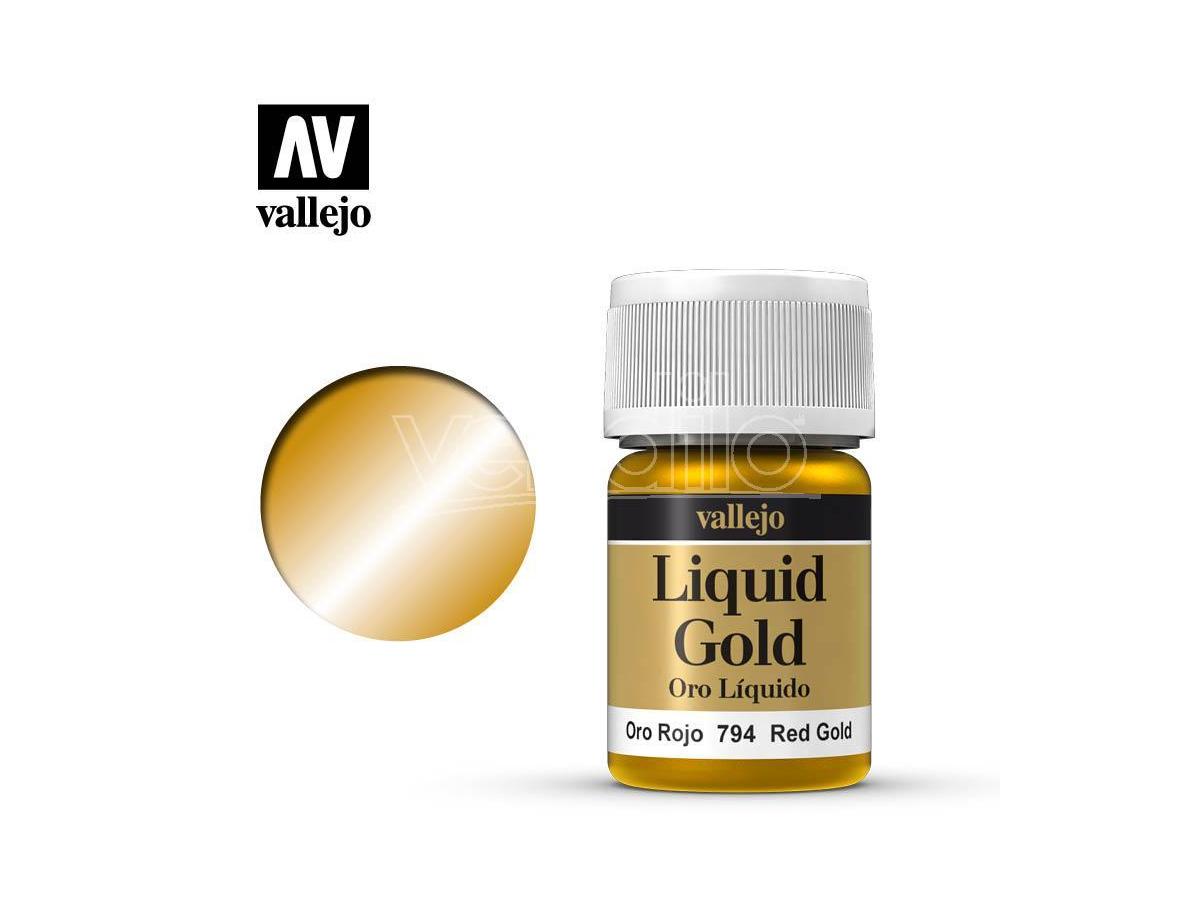 VALLEJO Model Color Liquid Rd Gold Alcohol 70794 Colori