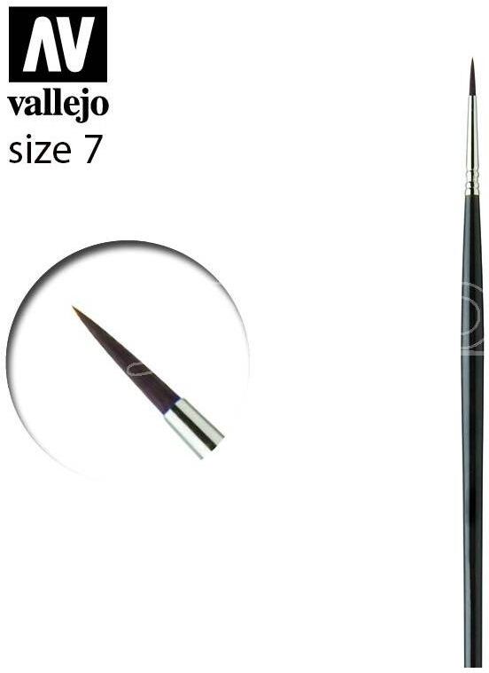 VALLEJO Brush Kolinsky Sable 7 P18007 Accessori Per Modellismo