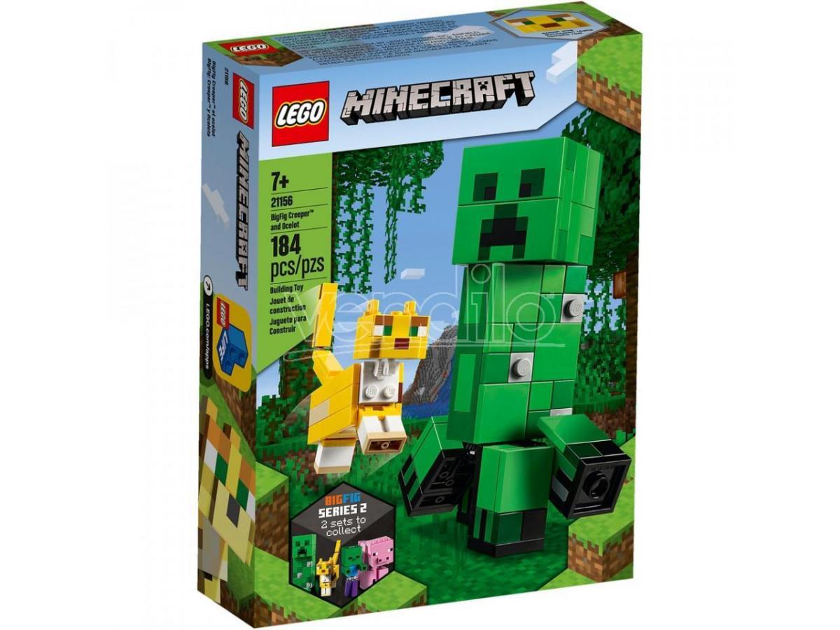 Lego Minecraft 21156 - Maxi-Figure Creeper E Gattopardo