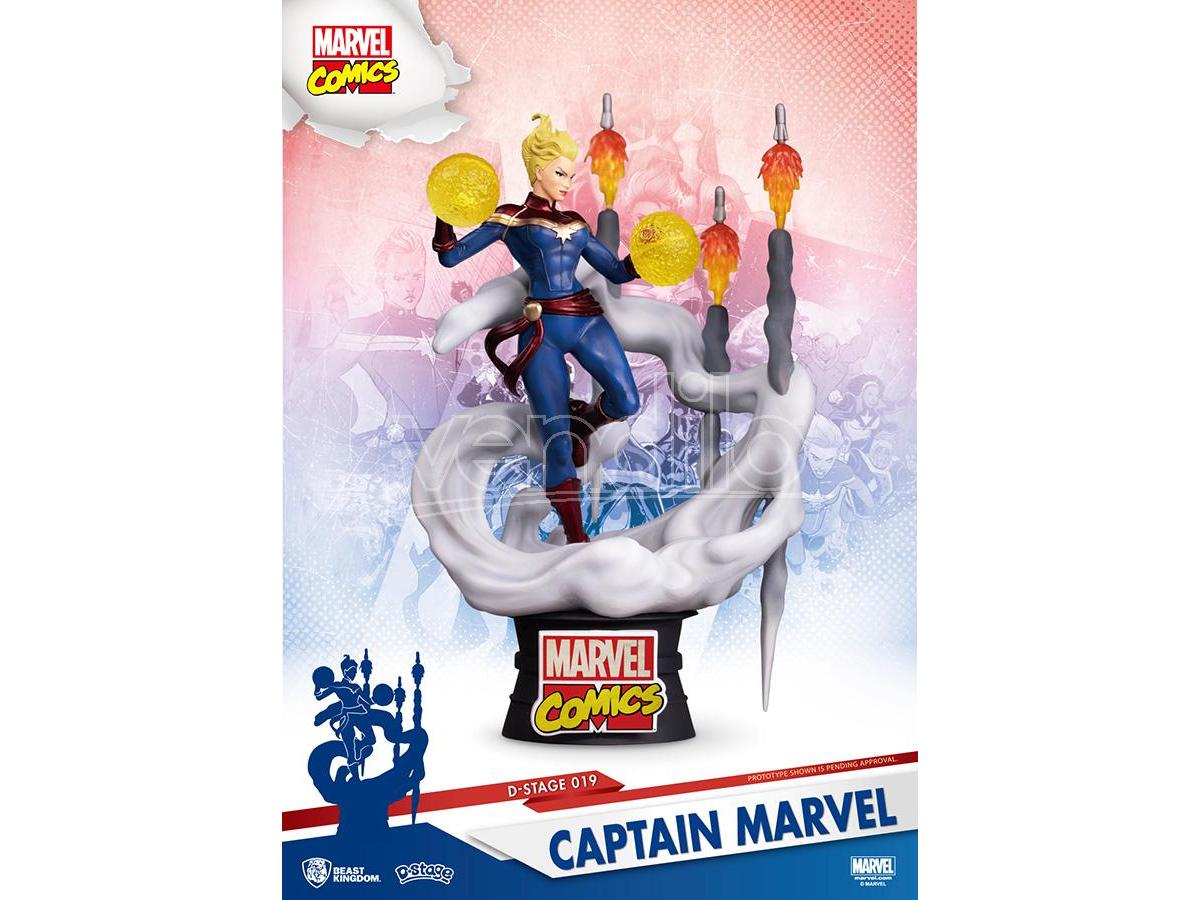 BEAST KINGDOM D-Stage Marvel Comics Captain Marvel Figura
