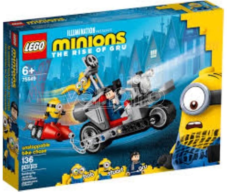 Lego Minions 75549 - Moto Da Inseguimento