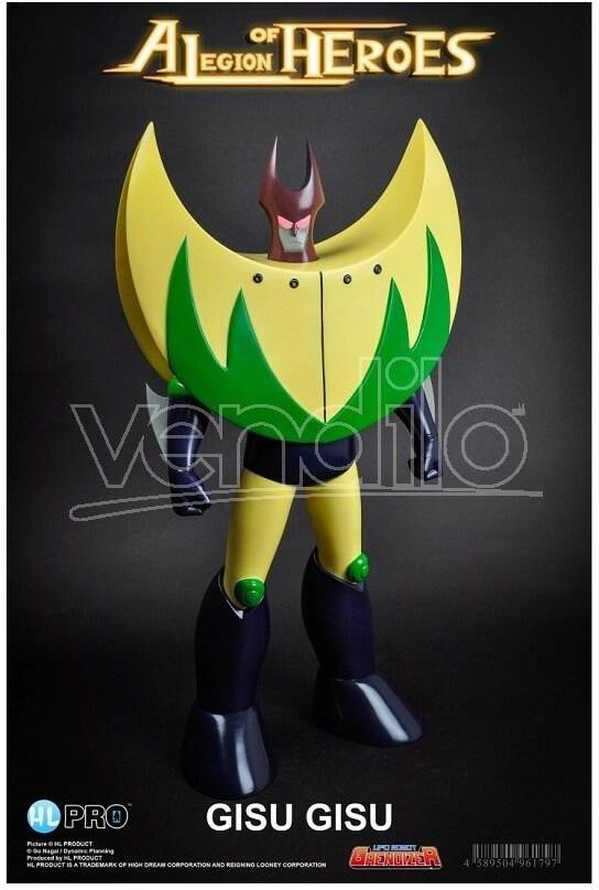 HIGH DREAM Grendizer Gisu Gisu Vinile Figura 40cm Action Figure