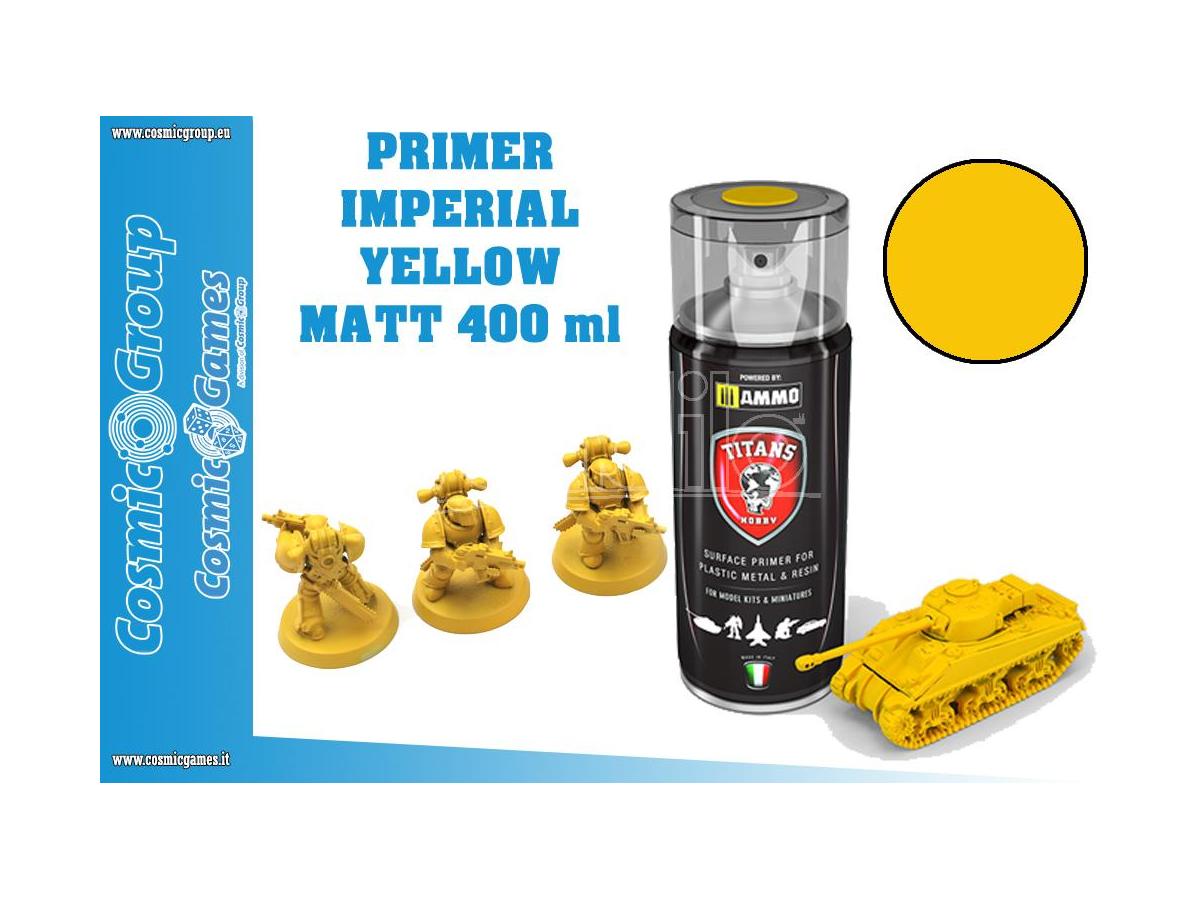 TITANS HOBBY Imperial Yellow Matt Primer-400ml Spray Colori