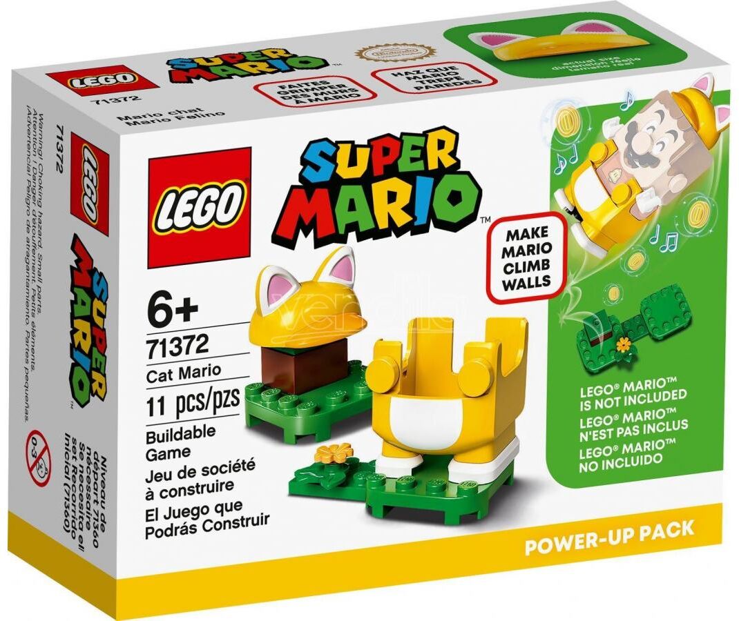 Lego Super Mario 71372 - Mario Gatto Power Up Pack