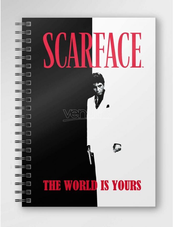 SD TOYS Sciarpaace The World Is Yours Agenda Taccuino