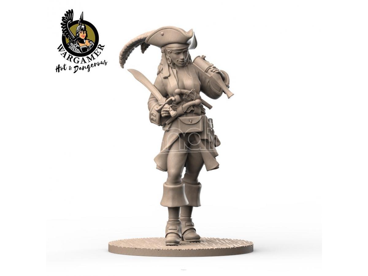 HOT AND DAGEROUS 54 Mm Jackie The Pirate Miniature E Modellismo Hot E Dagerous