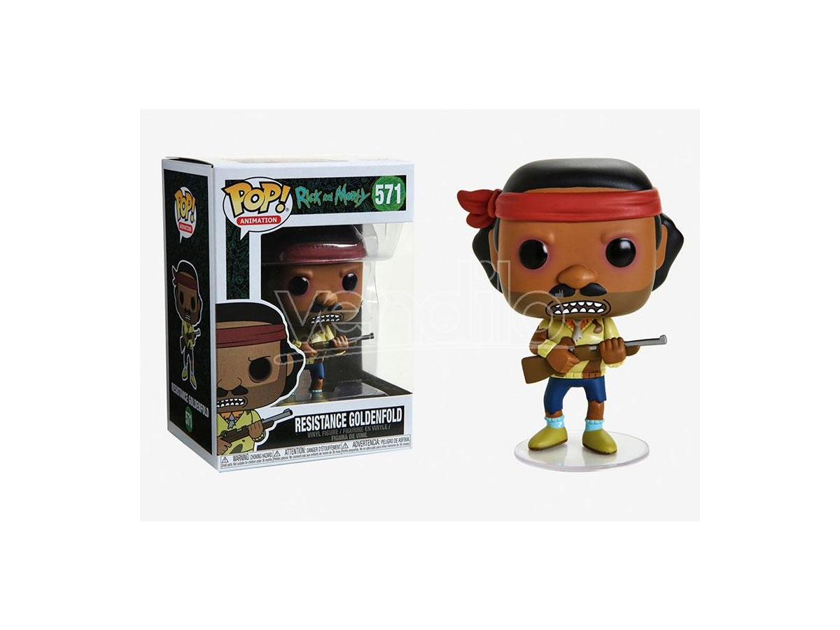 FUNKO Pop Animation: R&m S6- Mr. Goldenfold Freedom Fighter