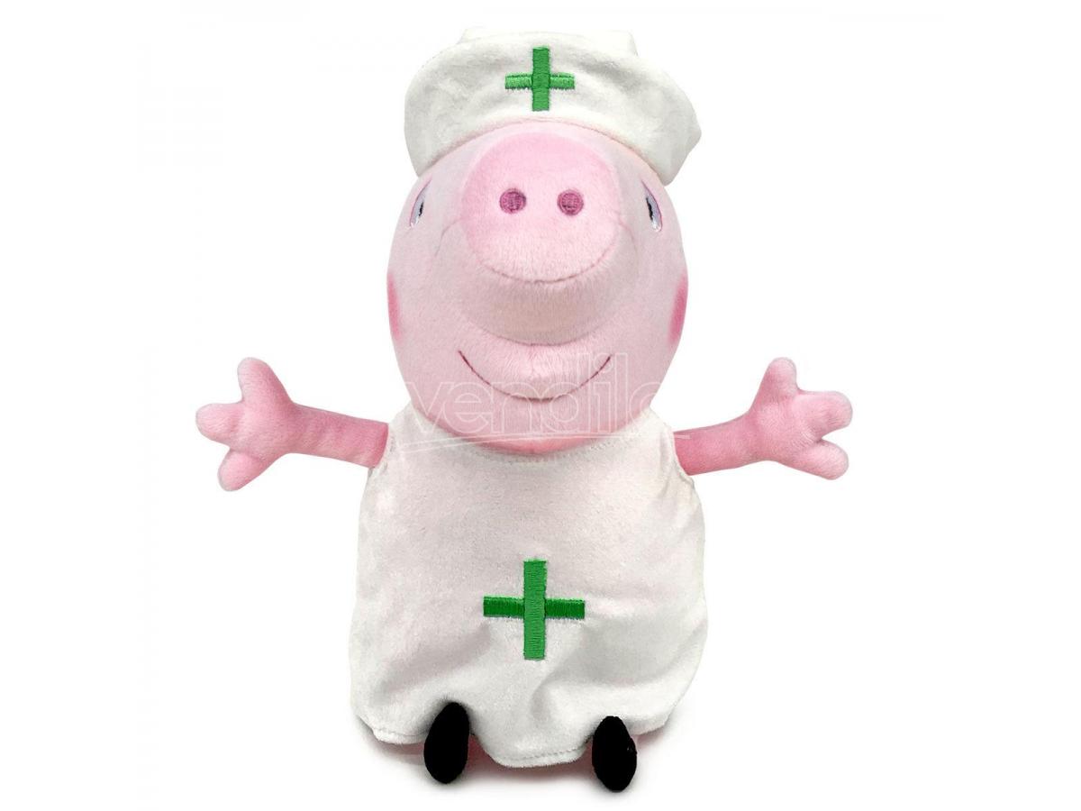 PLAY BY PLAY Peppa Pig Nurse Peluche 27cm