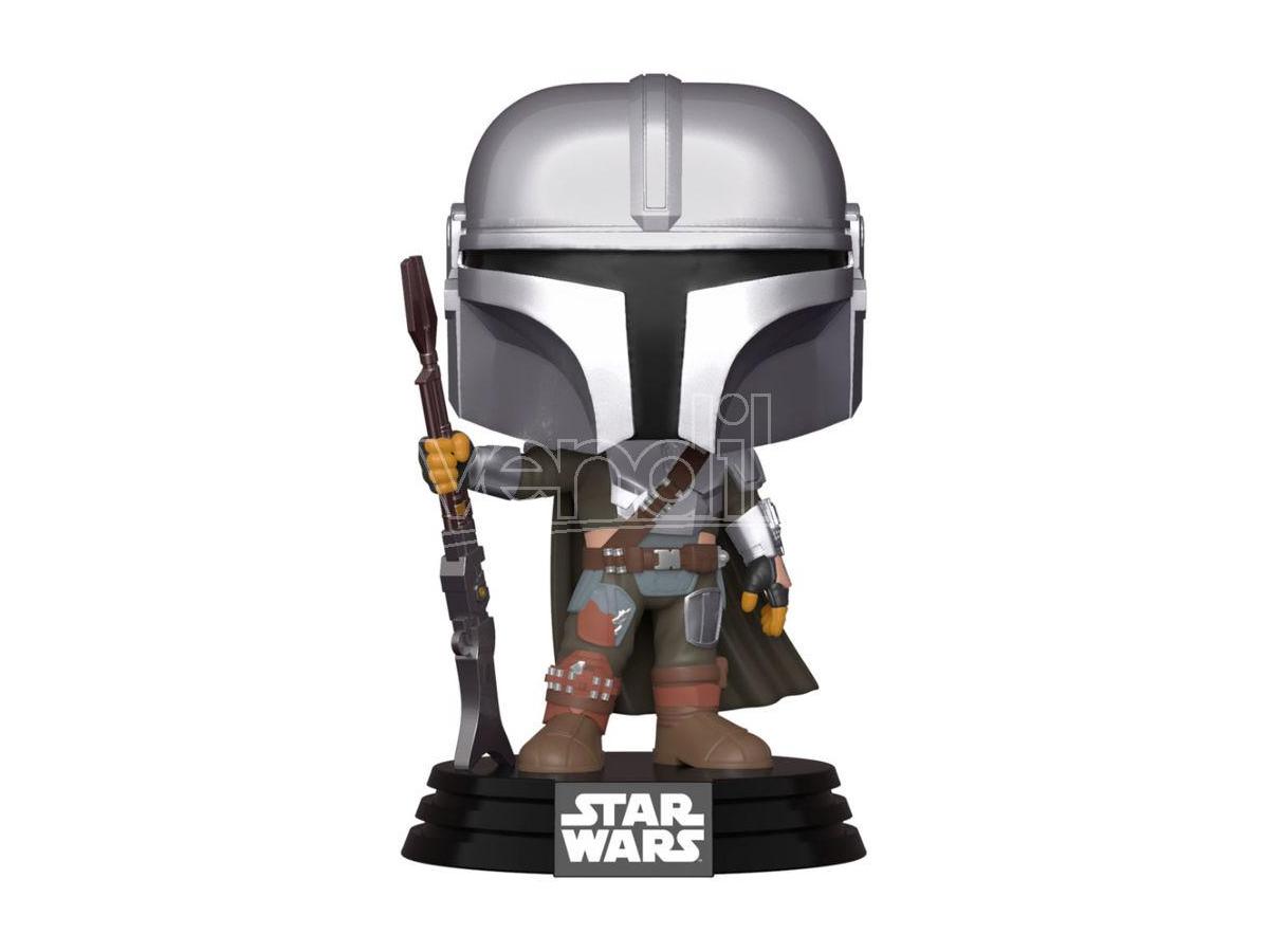 FUNKO Star Wars Mandalorian  Pop Vinile Figura Il Mandaloriano 9 Cm