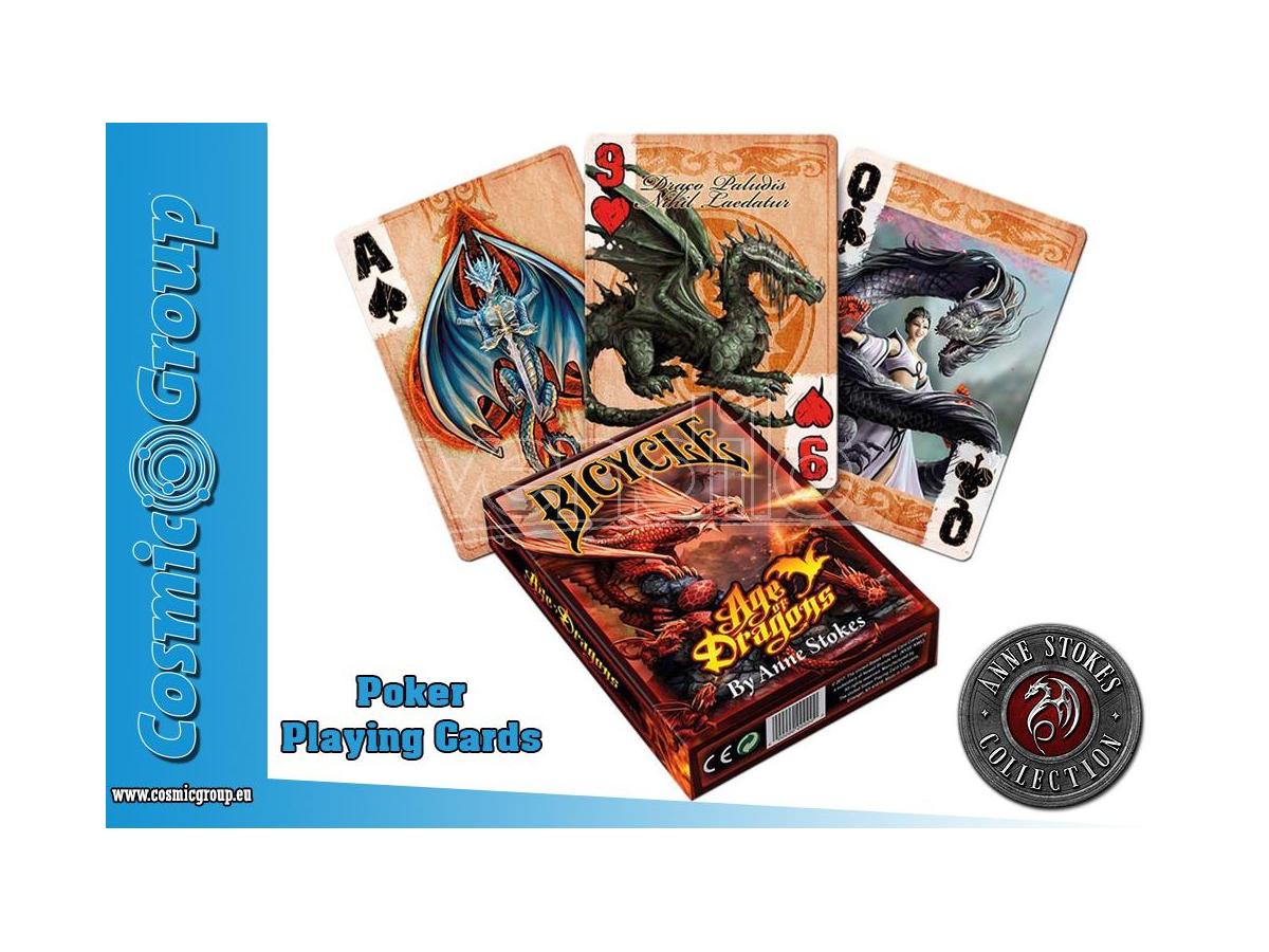 NEMESIS NOW Anne Stokes Age Of Dragons Playing Cards Carte Da Gioco