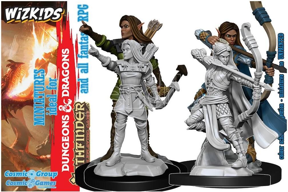 WIZKIDS D&d Nolzur Mum Elf Female Ranger 2 Miniature E Modellismo Wizbambino