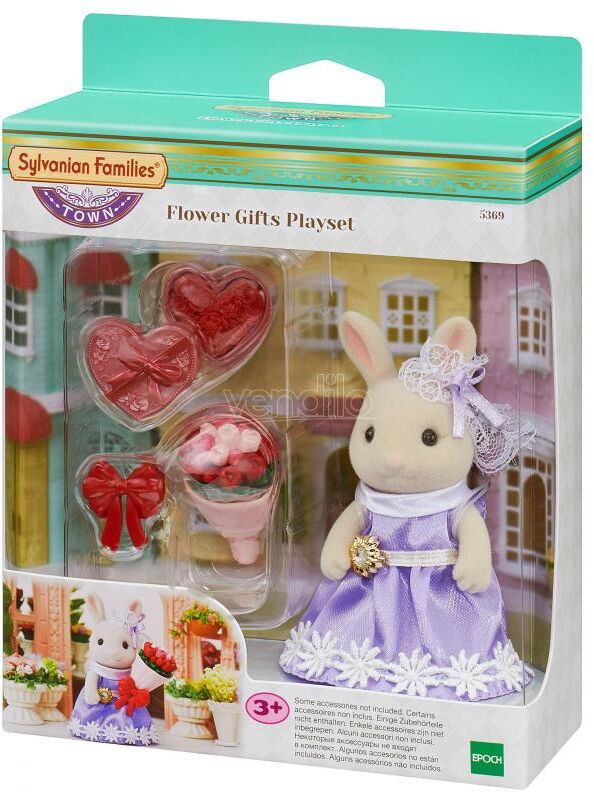 SYLVANIAN FAMILIES Sylvanian Family 5369 - La Sorella Maggiore Coniglietta Cioccolato E Bouquet Di Fiori