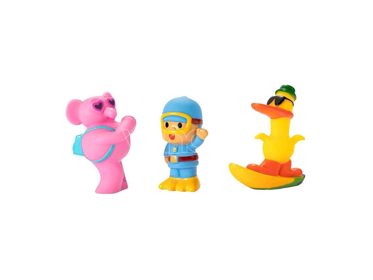 BANDAI Pocoyo Set 3 Bathroom Figures