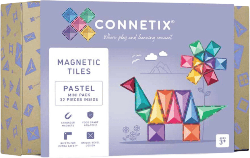 Connetix Tessere Magnetiche Pastello 32 Pezzi