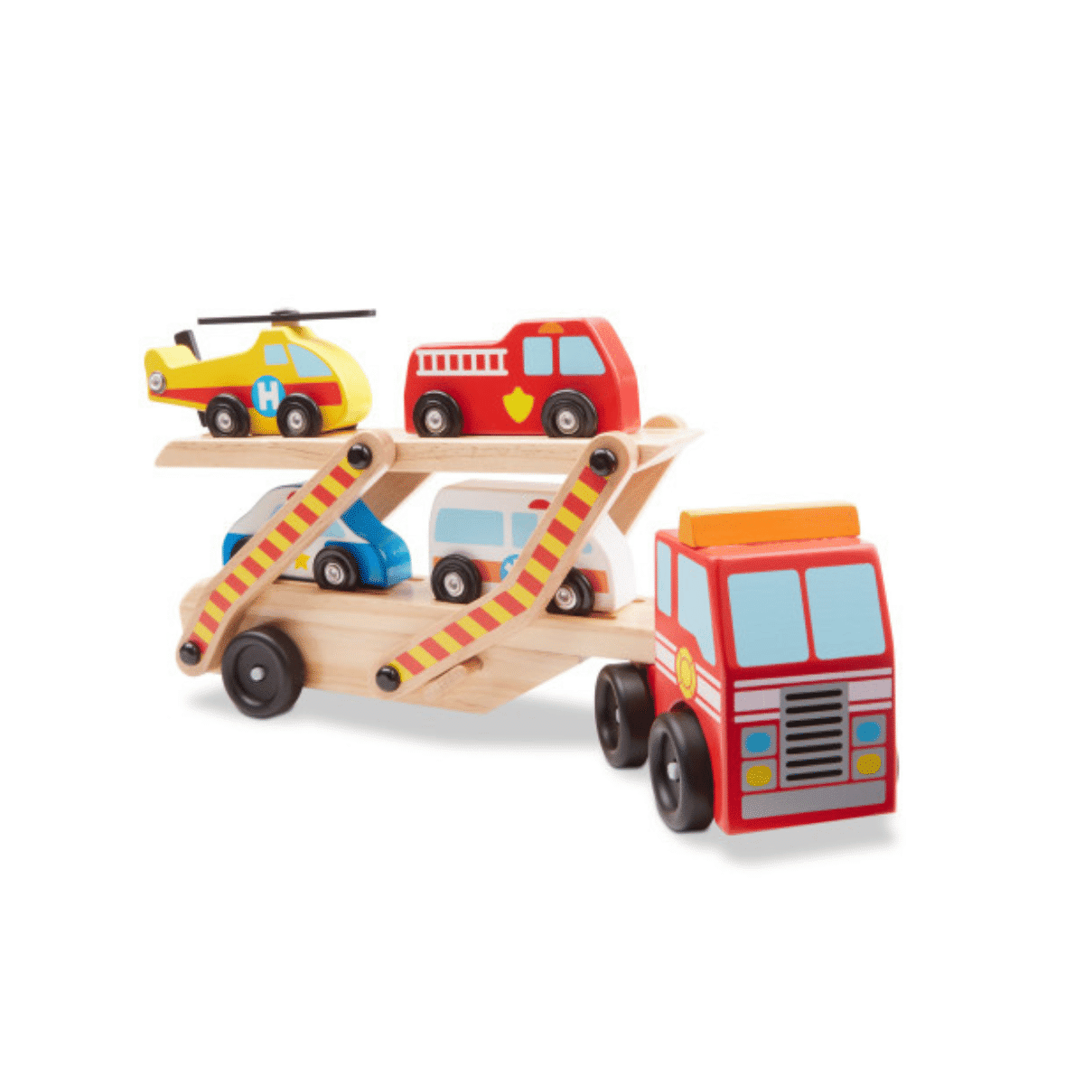 Melissa &amp; Doug Melissa & Doug Gioco in Legno Carroattrezzi di Emergenza