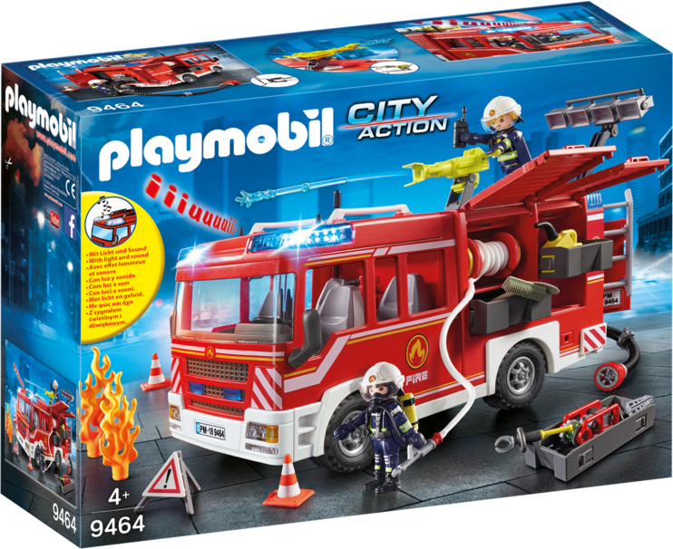 Playmobil 9464 Autopompa Dei Vigili Del Fuoco