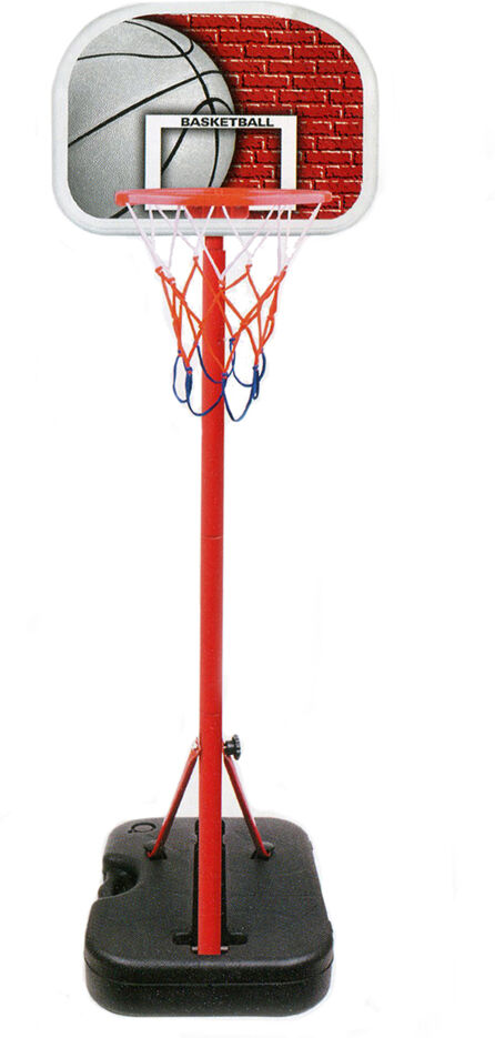 ODG Canestro Basket Richiudibile Con Piantana E Tabellone Salvaspazio Altezza Cm 166