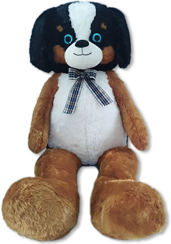 ODG Peluche Cane Gigante Alto 100 Cm. Pupazzo Bambini Morbido