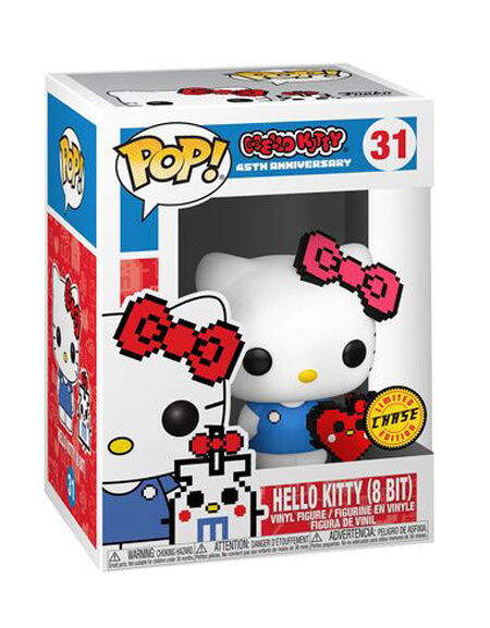 Funko Pop! CHASE Hello Kitty 8-Bit con Cuore (45^ Anniversario)