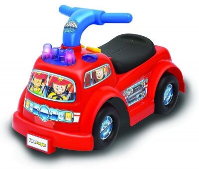 Fisher Price Primi Passi Cavalcabile Camion dei Pompieri