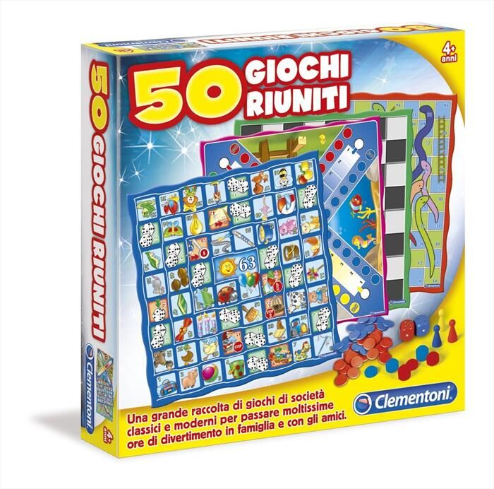 CLEMENTONI 12941 50 Giochi Riuniti