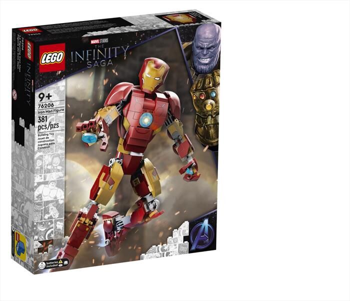 Lego Marvel Personaggio Di Iron Man 76206