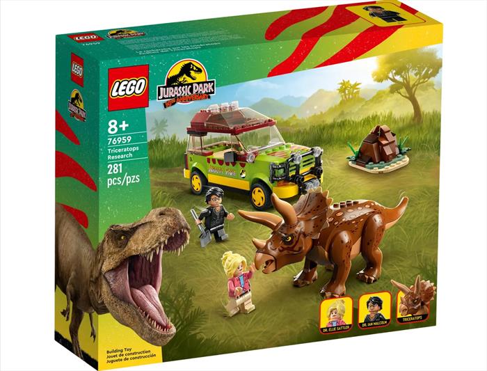 Lego Jurassic World La Ricerca Del Triceratopo 76959-multicolore