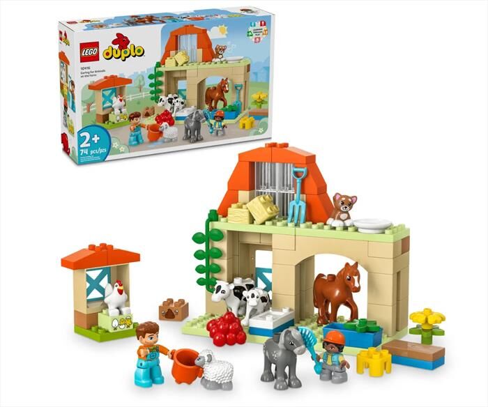 Lego Duplo Cura Degli Animali Di Fattoria 10416-multicolore