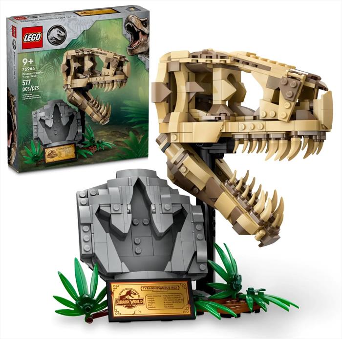 Lego Jurassic Fossili Di Dinosauro: Teschio T.rex-76964-multicolore