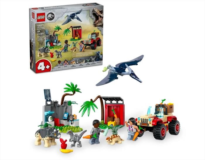 Lego Jurassic Centro Soccorso Dei Baby Dinosauri-76963-multicolore