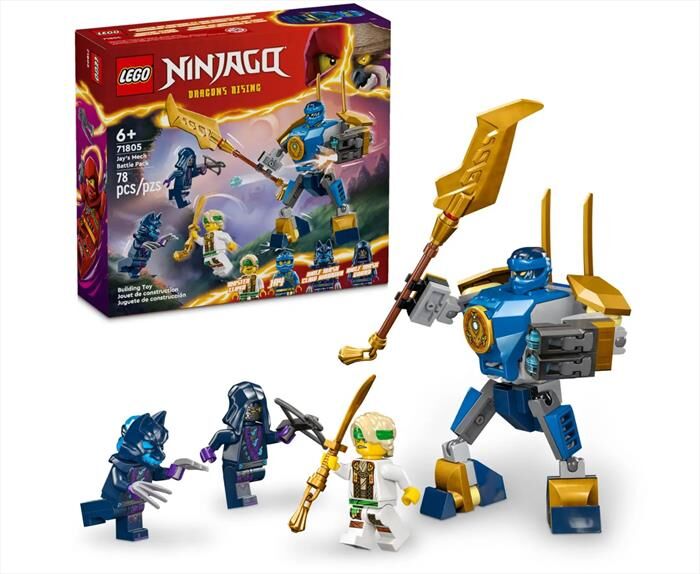 Lego Ninjago Pack Mech Da Battaglia Di Jay 71805-multicolore