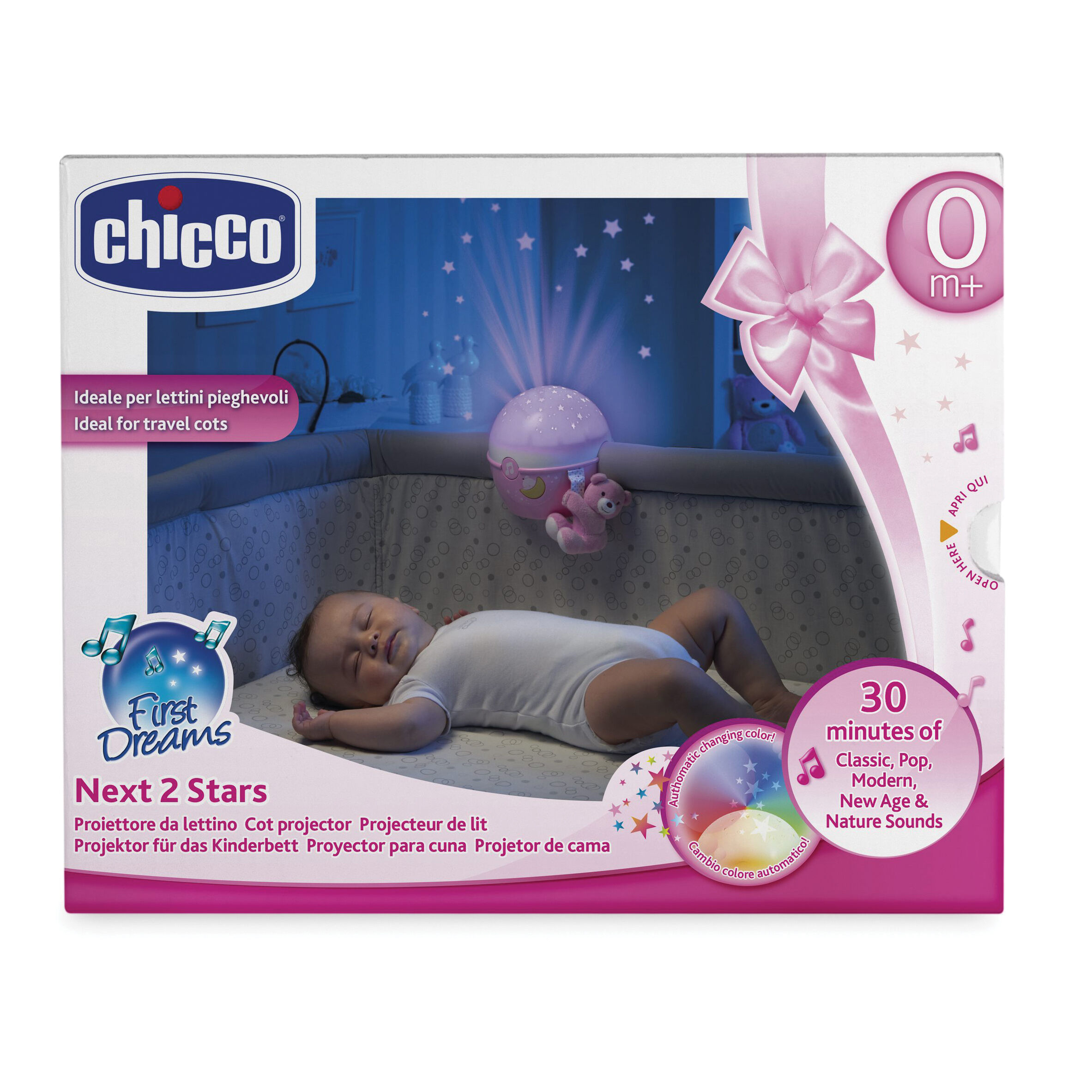 Chicco Ch gioco proiett.orso rosa