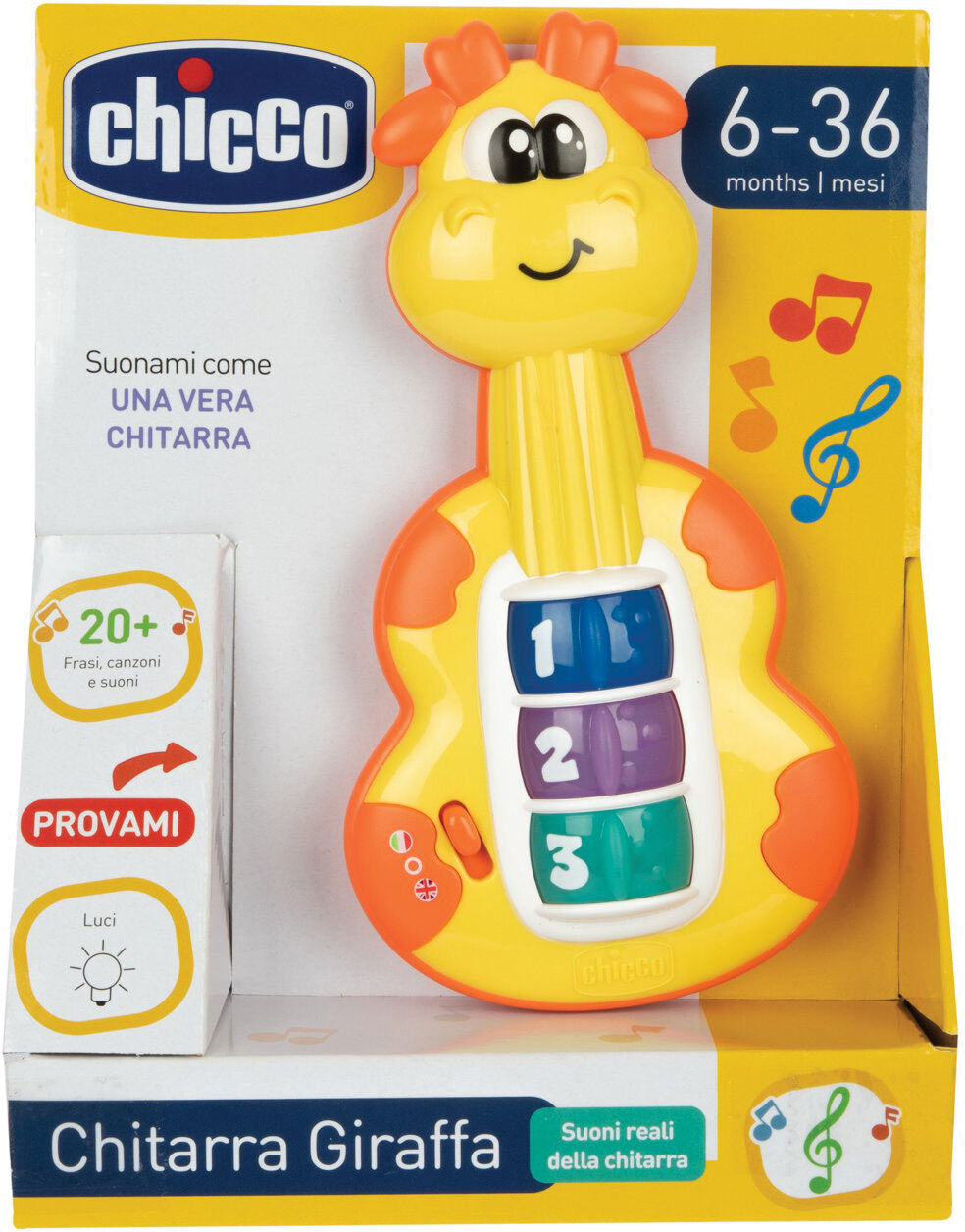 Chicco gioco bs giraffe guitar italian/english