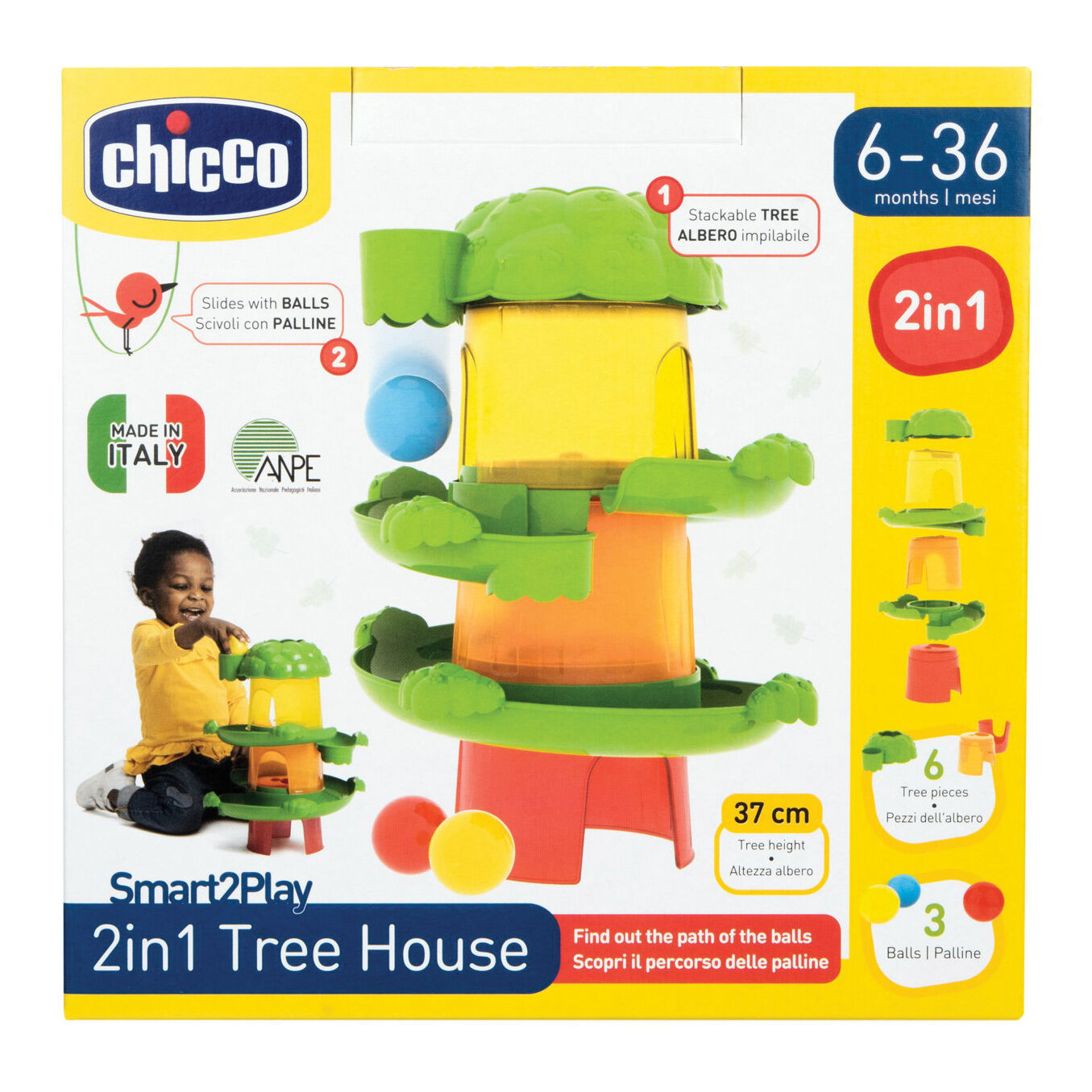 Chicco gioco 2 in 1 tree house