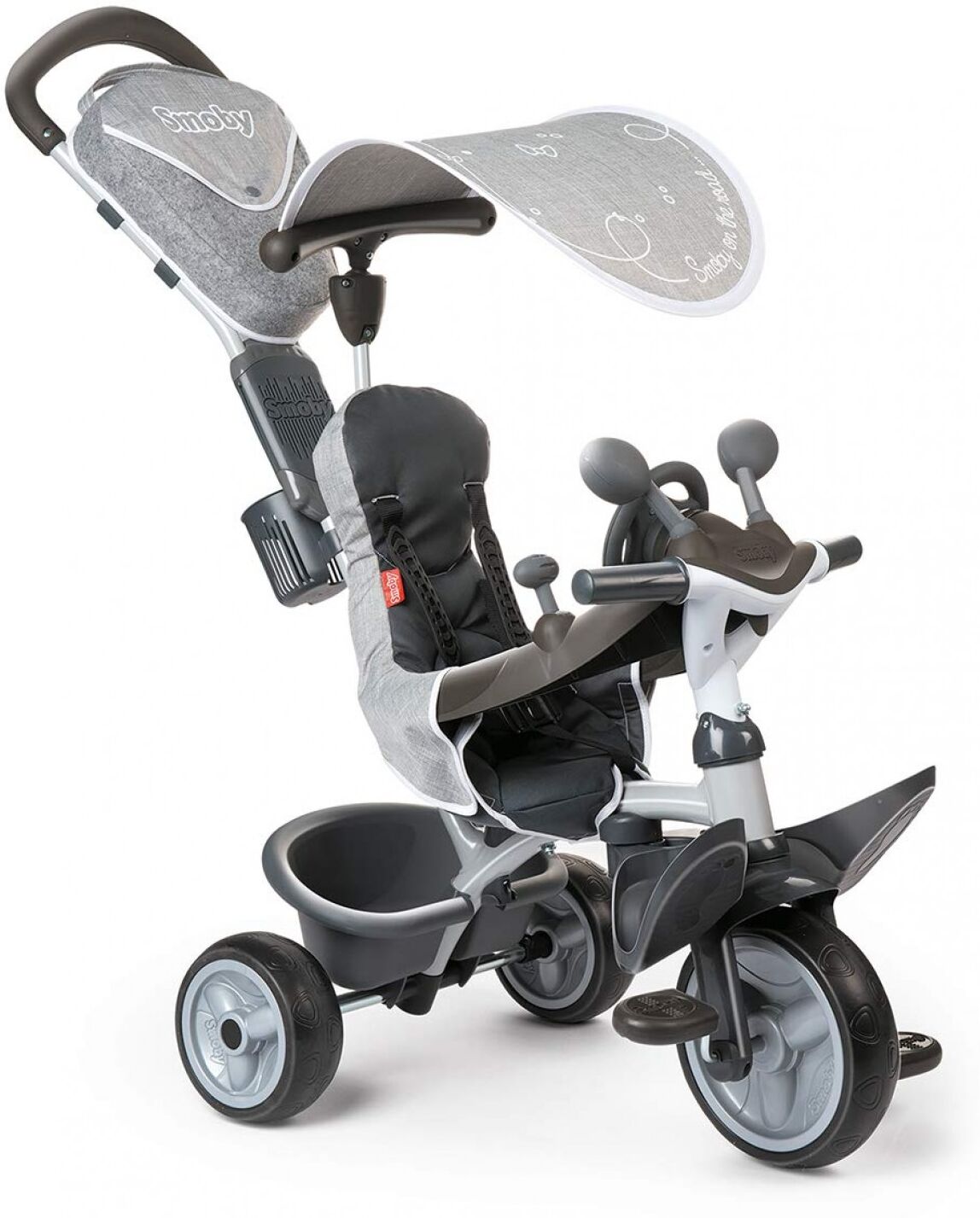 Smoby Triciclo Smoby Baby Driver Comfort Grigio