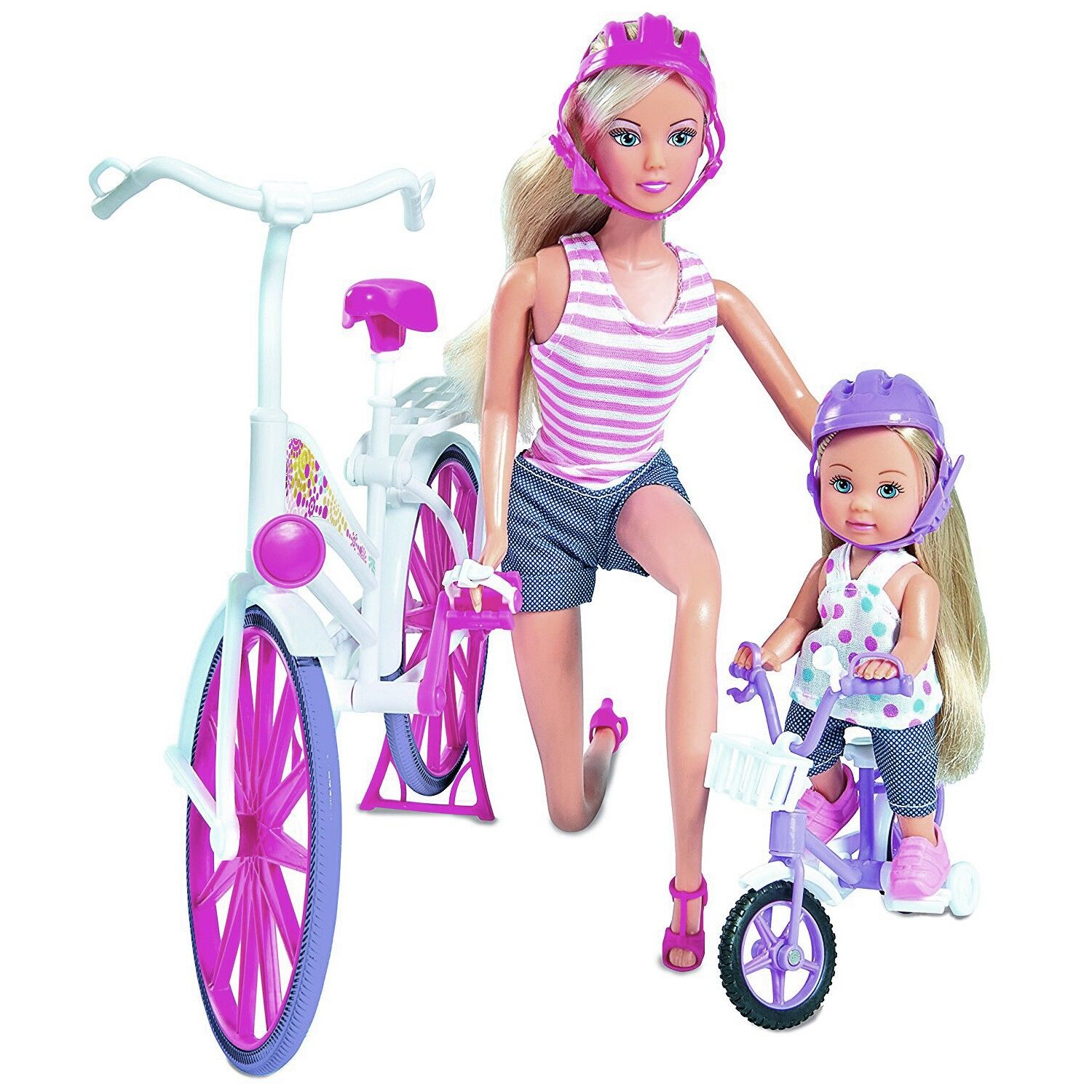 Simba Set Bambole Simba Steffi Love Bike Ride