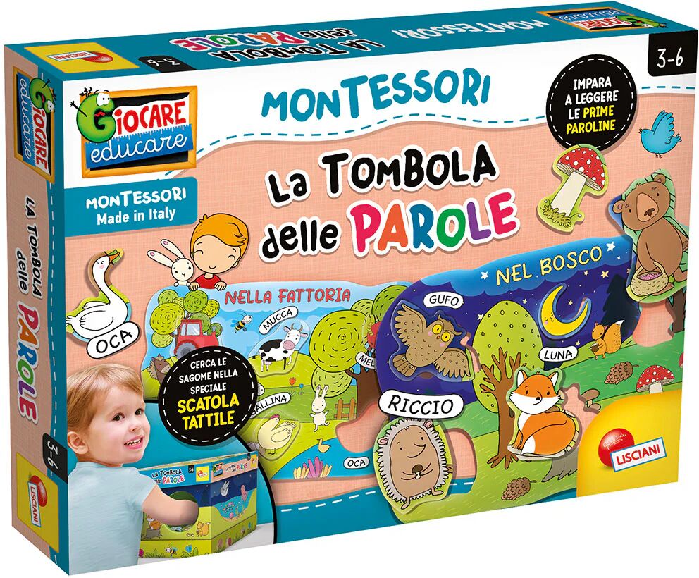 Lisciani Montessori Maxi La Tombola Delle Parole