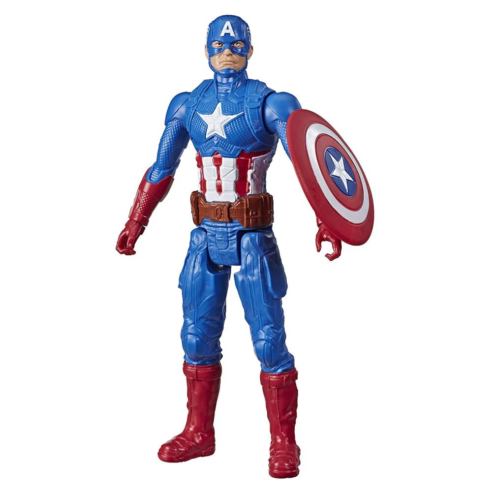 Marvel Avengers Avengers - Captain America (Action figure 30 cm con blaster Titan Hero Blast Gear)