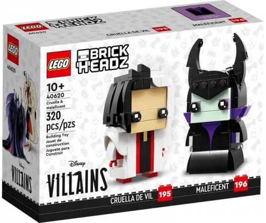 40620 Lego Brickheadz Crudelia E Malefica