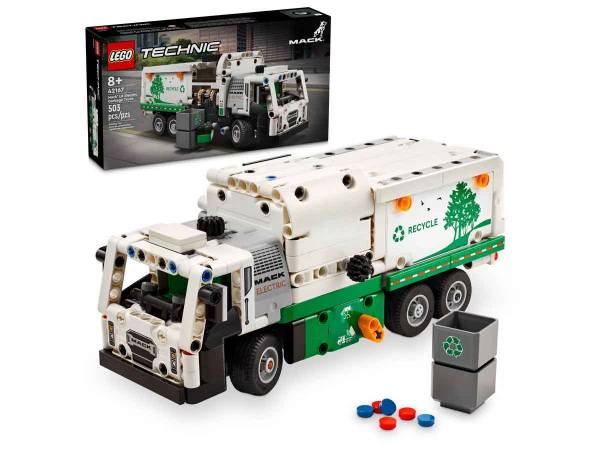 42167 Lego Technic Camion Della Spazzatura Mack® Lr Electric