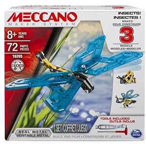  Meccano Erector Roadster - Kit de construcción 5 en 1, 174  piezas, juguete educativo de ingeniería STEM para edades de 8 años en  adelante : Juguetes y Juegos