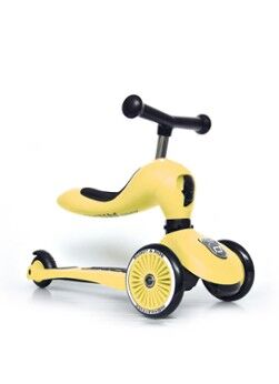 Scoot and Ride Highwaykick 1 loopfiets en step - Geel